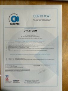 CERTIFICAT 2025-2028